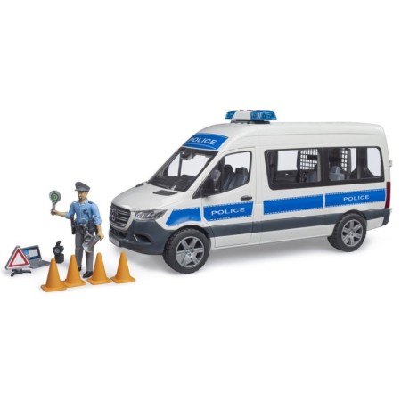 Bruder duba de politie Mercedes Benz cu politist Bruder - 1